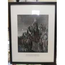 Гравюры в пластиковой рамке со стеклом, А3